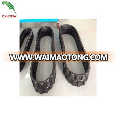 Rubber track for excavator bulldozer undercarriage parts