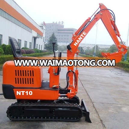 Nante Mini Excavator Chinese Koop Engine Hot Sale Mini Excavator for Narrow Road